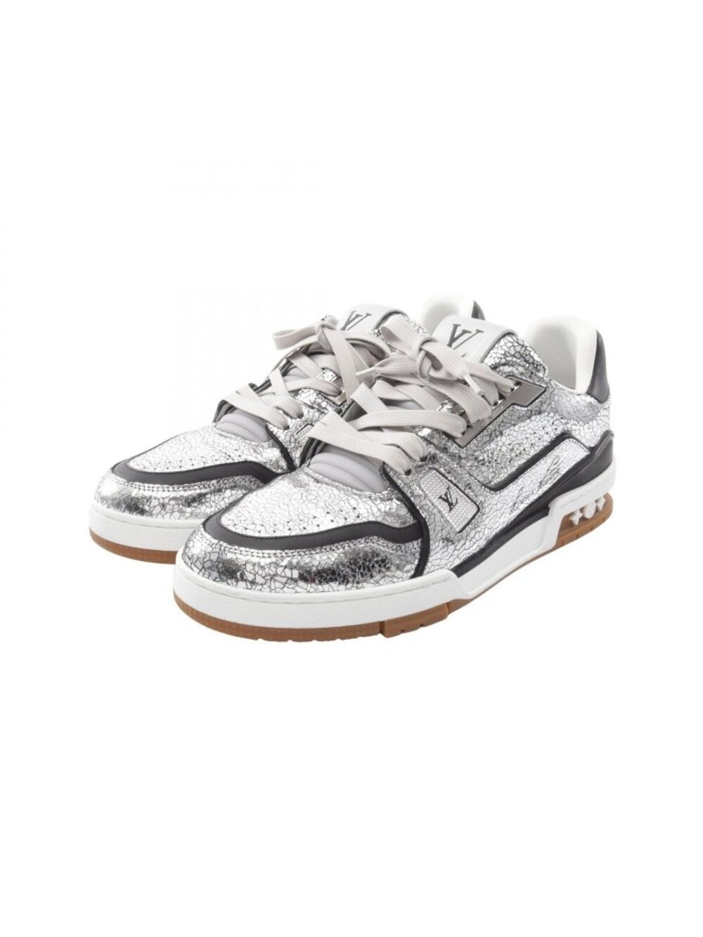 Louis Vuitton Sneakers LV Trainer Line Crack Leather